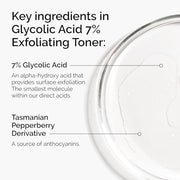 The Ordinary Glycolic Acid 7% Exfoliating Toner, Brightening and Smoothing Daily Toner for More Even-Looking Skin Tone