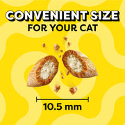 Temptations MixUps Crunchy and Soft Cat Treats, Catnip Fever, 16 oz | Chicken, catnip & cheese flavor, crunchy outside, soft inside, under 2 cal/treat, 100% complete & balanced, resealable tub