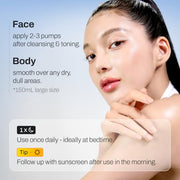 MEDITHERAPY Retinal Skin Booster Face&Body Serum for Uneven Skin 5.07 fl.oz | Retinal, Niacinamide - Pore Refining, Skin Firming & Signs of Aging, Gentle Daily Formula, Korean Skincare