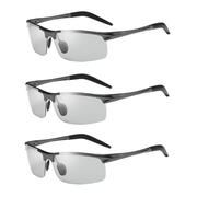 New-Photochromic Sunglasses with Anti-glare Polarized Lens