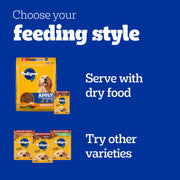 Pedigree Choice Cuts Wet Dog Food Pouch, Protein Variety, 3.5 oz, 30 Count | Beef, Chicken & Filet Mignon flavors, real beef or chicken, 36 vitamins & minerals, complete & balanced, choice cuts in gravy