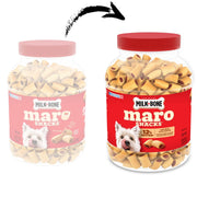 Milk-Bone MaroSnacks Small Dog Treats with Real Bone Marrow, 40 Oz. | Dog treats with 12% protein
