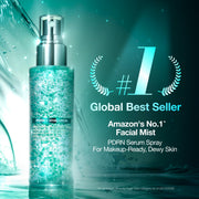 Anua PDRN Collagen Glow Facial Serum Spray, 3.38 fl oz | Hydrating Face Mist, Hyaluronic Acid, dewy finish, All Skin Types, Instant Plumping, Firming Care, Korean Skincare