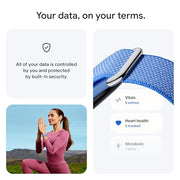 Google Fitbit Air - Screenless Activity Tracker, Obsidian | Fitness, heart rate, & sleep tracking, personalized AI-powered coaching, up to 7 days’ battery life, works with iOS & Android
