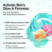 Anua PDRN Collagen Glow Facial Serum Spray, 3.38 fl oz | Hydrating Face Mist, Hyaluronic Acid, dewy finish, All Skin Types, Instant Plumping, Firming Care, Korean Skincare