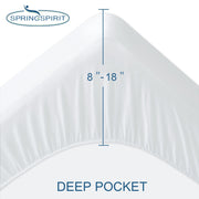 Queen Size Mattress Protector Waterproof,Absorbent Fitted Sheet | up to 18" Deep Pocket,Mattress Cover Queen Size Bed Sheets,Terry Machine Wash Protection Mattress Protector