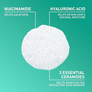CeraVe Foaming Facial Cleanser, Gentle Cleanser for Oily Skin, 16fl oz | Skin Care with Hyaluronic Acid & Niacinamide, Makeup Remover, Daily Face Wash For Men & Women, Fragrance Free, Oil Control