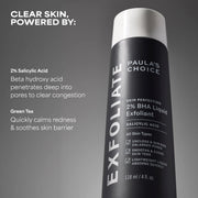 Paula's Choice SKIN PERFECTING 2% BHA Liquid Leave-On Exfoliant | Gentle Salicylic Acid Leave-On Facial Exfoliator for Blackheads, Enlarged Pores, Wrinkles & Fine Lines
