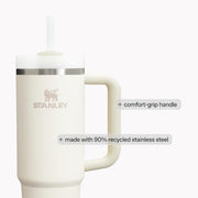 STANLEY Quencher H2.0 Tumbler with Handle and Straw 30 oz | Flowstate 3-Position Lid | Cup Holder Compatible for Travel | Insulated Stainless Steel Cup | BPA-Free | Rose Quartz 2.0
