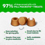 Greenies Pill Pockets Small Dog Treats, Chicken Flavor, 3.2 oz | Vet-recommended, masks pill smell & taste, easy pinch-close design, stress-free medicating, tablet size, 3.2 oz. Pouch