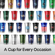 Top Cup NFL Philadelphia Eagles Aluminum Party Cups, 20oz, 20 Count | Made in the USA, Colder, Durable, Reusable, Recycleable, Dishwasher Safe