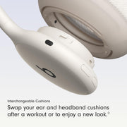 Beats 360 — Over-Ear Headphones with Interchangeable Cushions, Sweat & Water Resistance and Noise Cancellation — Cloud with Cloud Performance Knit Cushions