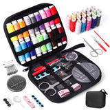 JUNING Travel Sewing Kit Portable Sewing Supplies Accessories for Adults, Beginner, Home, Emergency, Including Needle and Thread kit, Scissors,Tape Measure, Seam Ripper (B-Nomal)