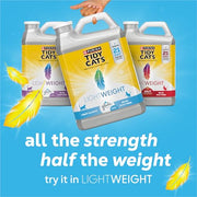 Purina Tidy Cats Clumping Cat Litter, Glade Clear Springs, 38 lb | Lightweight, low dust multi-cat litter with 10-day odor control and fresh floral fragrance