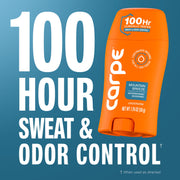 Carpe 100-Hour Antiperspirant Deodorant, Mountain Breeze - 2 Pack | Dermatologist Tested - 100 Hr Sweat & Odor Control - Free from Baking Soda & Parabens - Clinical Strength Deodorant - 2 Pack