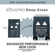 Boxie Probiotic Clumping Cat Litter 40+ Day Odor Control Dust Free 16 lb | Hard Flat Top clumps stay on top for fast scooping and less scrubbing; no added fragrance, fillers, or harsh chemicals