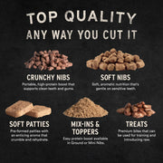 Vital Essentials Freeze Dried Dog Treats, Beef Liver, 2.1 oz Bag | Single Ingredient, Made With 100% Beef Liver, Grain-Free Training Treats, USA Made with U.S. & Globally Sourced Ingredients