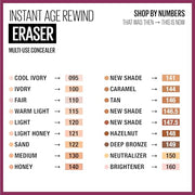 Maybelline Instant Age Rewind Eraser Dark Circles Multi-Use Concealer, 110 | Use to Conceal, Contour, and Correct, Crease-Resistant Makeup Formula for Under Eyes and Dark Spots, Up to 12HRs of Wear