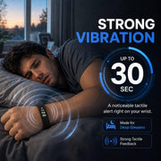 Ulvixar Vibrating Alarm Watch for Heavy Sleepers,Silent Wake up Alarm Wrist | Powerful Wrist Vibrating Alarm,For Hearing impaired,20-Day Battery,Comfort Silicone Loop,Ideal For Couples,Shared Space，Dorms