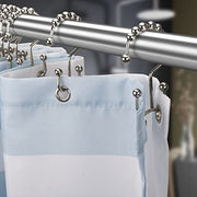 Titanker Shower Curtain Hooks Rings, Rust Resistant Metal Double Glide Shower Hooks Rings for Bathroom Shower Rods Curtains, Set of 12 Hooks - Nickel