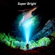 Blukar LED Headlamp Rechargeable, 2000L Super Bright Headlight Flashlight | 8 Modes & Stepless Dimming, Spotlight & Floodlight, Motion Sensor, IPX5 Waterproof for Camping,Hiking,Running,Fishing -2 Pack