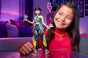 ​Mattel Kpop Demon Hunters HUNTR/X Zoey Fashion Doll | Wearing “How It’s Done” Performance Look, Spirit Blades Accessory, Inspired by the Movie