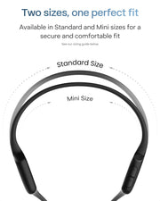 SHOKZ OpenRun Air 2 Bone Conduction Open-Ear Bluetooth Headphones，Black | Bundle with Hair Band；26.4g lightweight; Secure fit; PremiumPitch 3.0 sound; IP67; 10H battery; Running/cycling/hiking