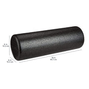 Amazon Basics High-Density Foam Roller for Exercise and Recovery, 18 Inches, Black