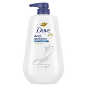 Dove Deep Moisture Body Wash, 30.6 oz Pump, Sulfate Free | Dove Deep Moisture Body Wash hydrates dry skin for 24 hours with a sulfate-free formula and MicroMoisture technology.