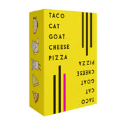 Taco Cat Goat Cheese Pizza Card Game by Taco Cat Games, Age 7+, 2-8 Players | 10 min rounds, Slap pile when word matches card, Action cards add twists, Builds reflexes, Fun for all ages