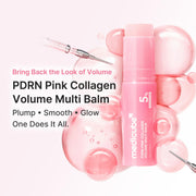 medicube PDRN Collagen Volume Multi Balm Stick, Firming Face & Body Balm | Volufiline, NAD Stick Balm for the Look of Fine Lines, Under-Eyes, Neck, Plumping & Radiance for Line Care, Korean Skincare