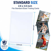 1000ct Card Sleeves for Trading Cards, Penny Soft Sleeves Clear Card Sleeve | Baseball Card Sleeves Protectors Fit for Sports Cards, Football, Game Card