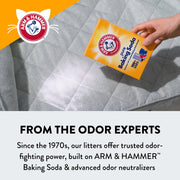 ARM & HAMMER Slide Platinum Easy Clean-Up Clumping Cat Litter, 34 lbs | 24/7 Odor Control, Triple-Action Freshness, Non-Stick, Low Tracking, Multi-Cat Formula, Scented, Online Only
