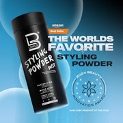 L3 Level 3 Hair Texture Powder for Men, Volume, Natural Look, 30 g | Styling powder, hair texturizer, non-greasy finish, buildable hold, easy application, small 30 g size