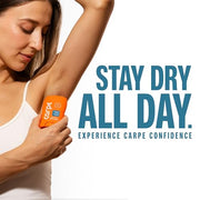Carpe 100-Hour Antiperspirant Deodorant, Mountain Breeze - 2 Pack | Dermatologist Tested - 100 Hr Sweat & Odor Control - Free from Baking Soda & Parabens - Clinical Strength Deodorant - 2 Pack