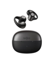 SHOKZ OpenDots 2 Open-Ear Clip-On Earbuds, Black, Dolby Audio, 3 Mics | Rich bass with Dolby Audio; 3-mic clear calls; 40H listening; IP57; Bluetooth 6.1; Travel/City walk/Commuting/Yoga/Pilates