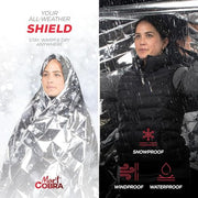 Emergency Blanket Mylar Thermal Space Survival Gear & Supplies 4-Pack Foil | Cold Weather Power Outage Camping Car Winter Storm Heat Reflective Hiking Backpacking Essentials First Aid Marathon Prepper