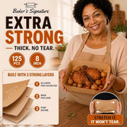 Air Fryer Liners Disposable, Unbleached Parchment Paper Baking Liners | Non-Stick, Oil-Proof, Fits 5-8 Qt Baskets, Heat Safe to 450F, BPA-Free & PFAS-Free for Ninja, Cosori, Instant Pot