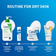 CeraVe Moisturizing Cream, Face & Body Moisturizer for Dry Skin, 19oz | Skin Care with Hyaluronic Acid, Skin Barrier Repair, Ceramide Moisturizer, Fragrance Free, Non-Comedogenic, Daily Use