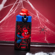 Zak Designs Marvel Spider-Man Sage 16oz Leak-Proof Straw Kids Water Bottle | BPA Free, Durable Plastic, Cupholder Friendly, Dishwasher Safe, Easy to Clean, Lid Lock, Handle, For School, Home, Travel