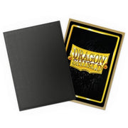 Dragon Shield | Matte Dual Standard Size Card Sleeves | 100ct - Smooth & Tough Premium TCG Sleeves - Compatible with Pokemon, One Piece, and Magic: The Gathering | Black & Gold