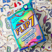 USAOPOLY Flip 7 Card Game, The Ultimate Blend of Press Your Luck Strategy | Fast-Paced Addictive Card Game, Quick to Learn & Easy to Teach, 3+ Players, Ages 8+