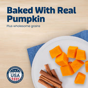 Blue Buffalo Health Bars Pumpkin & Cinnamon Dog Biscuits, 16 oz | Oven-Baked, Crunchy Texture, No Chicken By-Product, Corn, Wheat, or Soy
