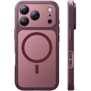 TAURI for iPhone 18 Pro Case, Compatible with MagSafe, Burgundy | (Full Camera Protection) Camera Control Cover Military-Grade Protection Magnetic Phone Case for iPhone 18 Pro