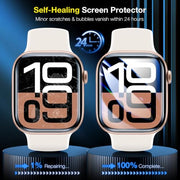 LK 6 Pack for Apple Watch Series 12/11/10 42mm Screen Protector, TPU | Anti-Scratch, Self-Healing Soft TPU Apple Watch 42mm Screen Protector, Bubble Free, HD Transparent, Touch Sensitive