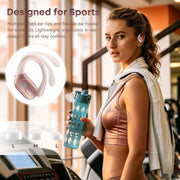 HILDCROA Wireless Earbuds, Sports Bluetooth Headphones, Running Headphones | 75Hrs Playtime Ear Buds with LED Power Display, Noise Canceling Headset, IPX7 Waterproof Earphones for Gym/Running/Workout