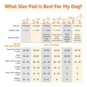 Amazon Basics X-Large Heavy Duty Absorbent Puppy Potty Pads, Leak-Proof, Quick-Dry, Super Absorbent Gel Technology for Dog Training, 28 x 34 Inches, Blue & White, Pack of 50