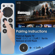 Replacement for Apple TV Remote,for Apple TV HD/4K(1-3Gen),Apple TV Gen 1-3 | Compatible with Apple TV/Apple TV HD/4K A1218 A1378 A1427 A1469 A1625 A1842 A2169 A2737 A2843 with TV Control Function