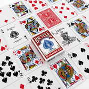 Bicycle Playing Cards 2 Pack Standard Poker Size Red and Blue | Air-cushion finish, Over 130 years trusted, 52 cards plus 2 Jokers per deck, Great for poker and rummy