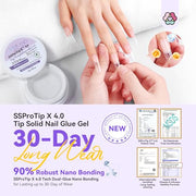 SAVILAND Solid Nail Glue Gel & Nail Glue Remover Kit: U V Light for Nails Complete Nails Tools for Press Ons Strong Nail Glue Gel Handheld Gel X Lamp for Gel Nails and Quick Press On Nail Remover